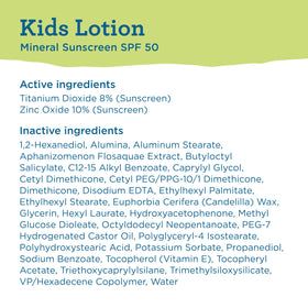 Blue Lizard label close-up displaying ingredients and reef-friendly claim