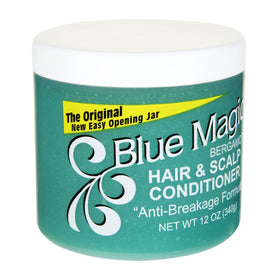 Blue Magic texture closeup showing creamy finish and non-greasy moisture benefit