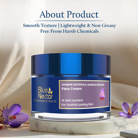 Blue Nectar next to ruler showing 1.76 oz scale, brand size reference
