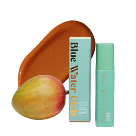Blue Water Girls front bottle showing clean tanning serum for radiant skin