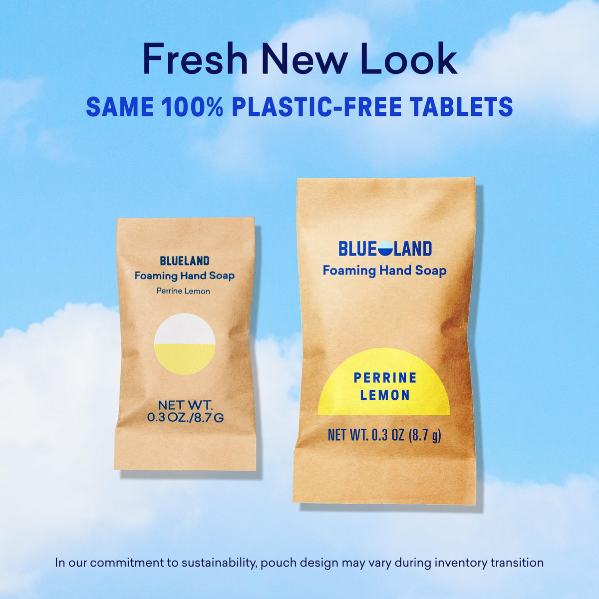 BLUELAND slate dispenser on kitchen sink demonstrating everyday eco-friendly use