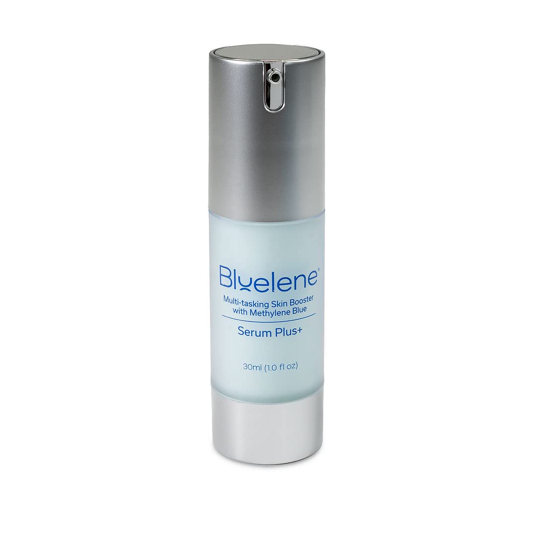 Bluelene front packaging showing serum bottle and brand, conveys clean design