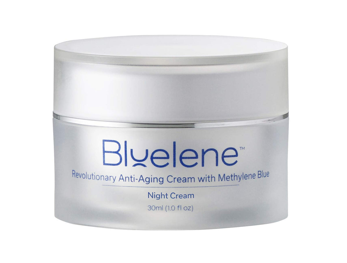 Bluelene front jar view showing brand and compact 30 ml size benefit