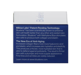Bluelene packaging label close-up showing ingredient clarity and trust