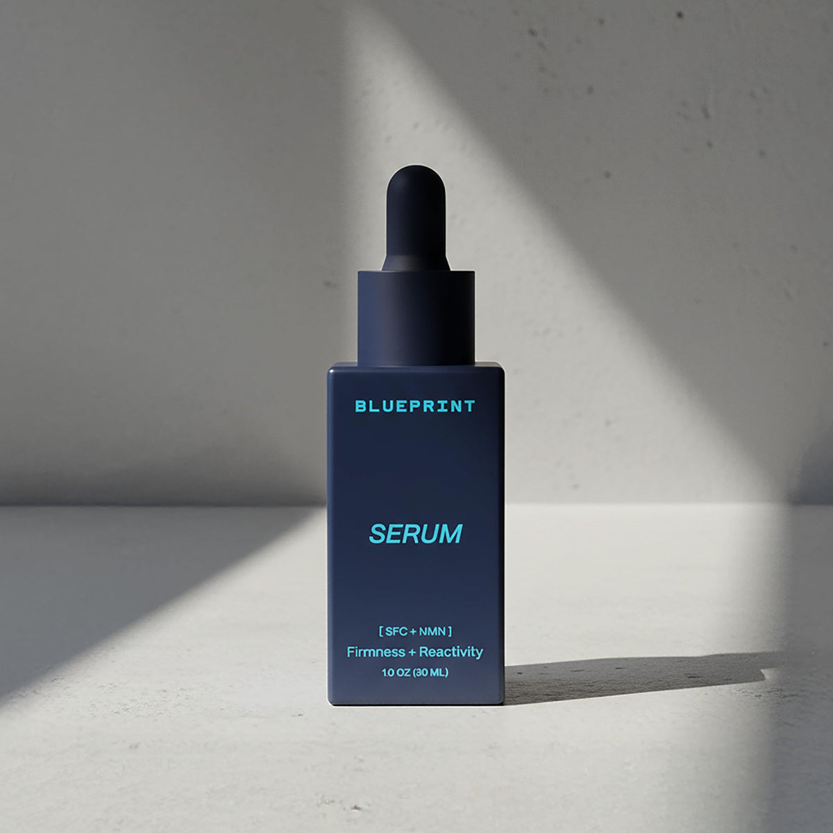 Blueprint Bryan Johnson dropper dispensing serum texture for hydrating smoothing effect