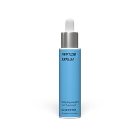 Blueprint Bryan Johnson front packaging showing sleek 50 mL bottle and branding benefit