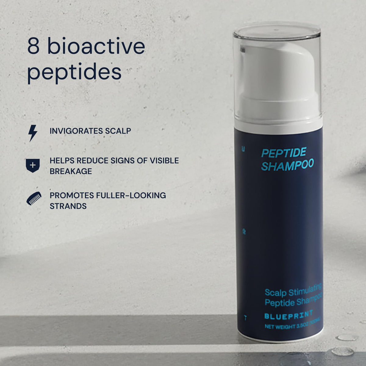Blueprint Bryan Johnson shampoo lather on hair demonstrating effective cleansing