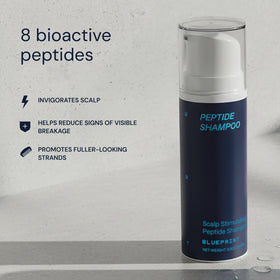 Blueprint Bryan Johnson shampoo lather on hair demonstrating effective cleansing