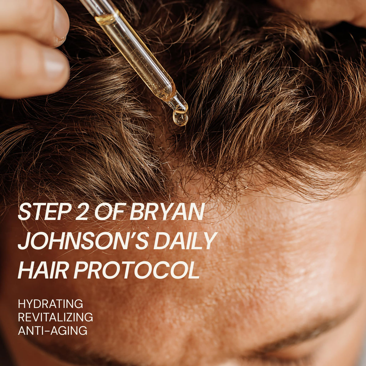Blueprint Bryan Johnson clear lightweight serum texture close-up for quick absorption benefit