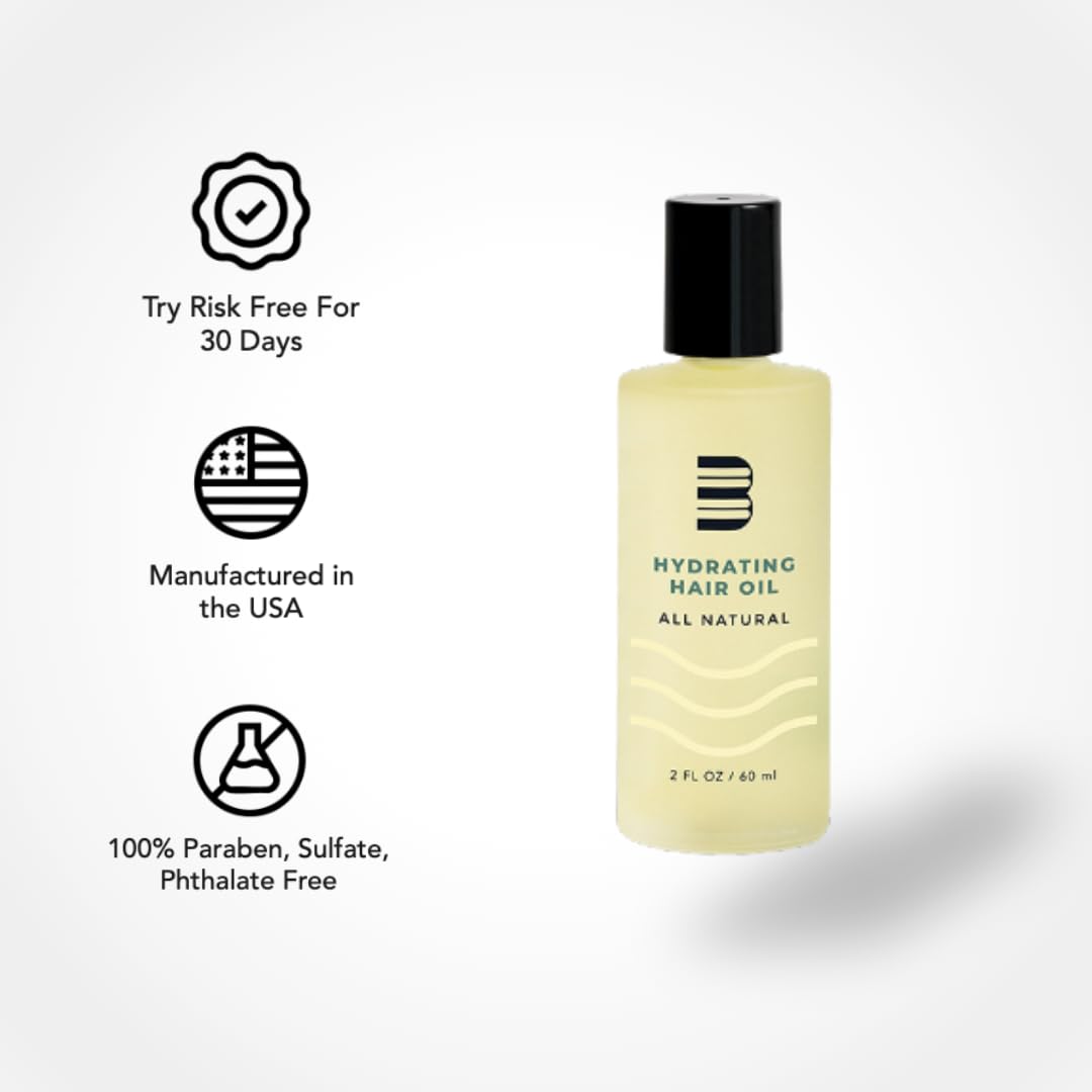 BluMaan lifestyle shot of man styling hair in mirror for everyday use benefits