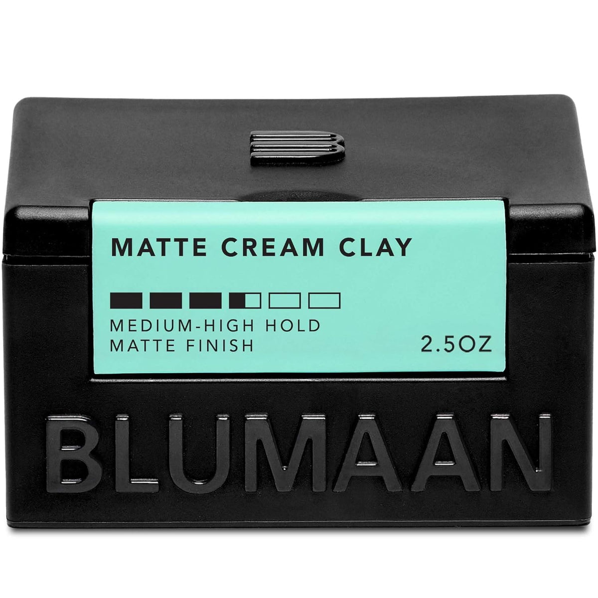 BluMaan jar front view showing packaging and product benefit of clear labeling