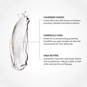 BluMaan beeswax ingredient shot emphasizing conditioning benefit