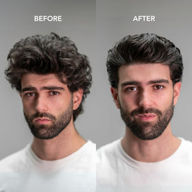 BluMaan oil texture on hand highlighting lightweight, fast-absorbing feel