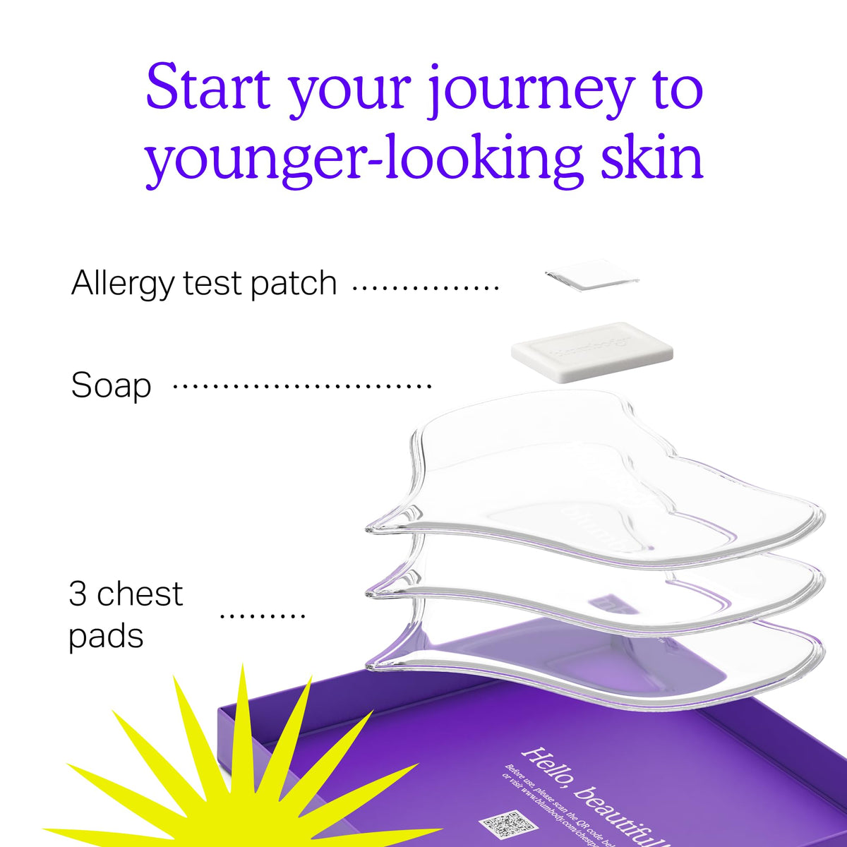 BLUMBODY silicone pad soap and kit contents for cleaning care