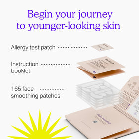 BLUMBODY patch near mouth illustrating smile line support and smoothing