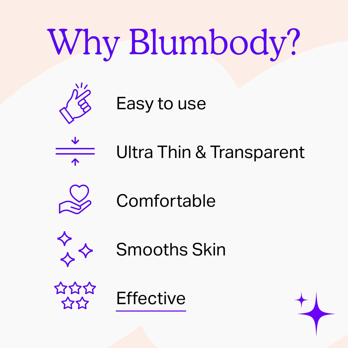 BLUMBODY pad worn while sleeping showing reduced friction benefit