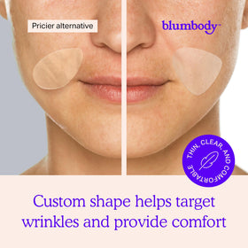 BLUMBODY small triangle patch on forehead smoothing frown lines overnight