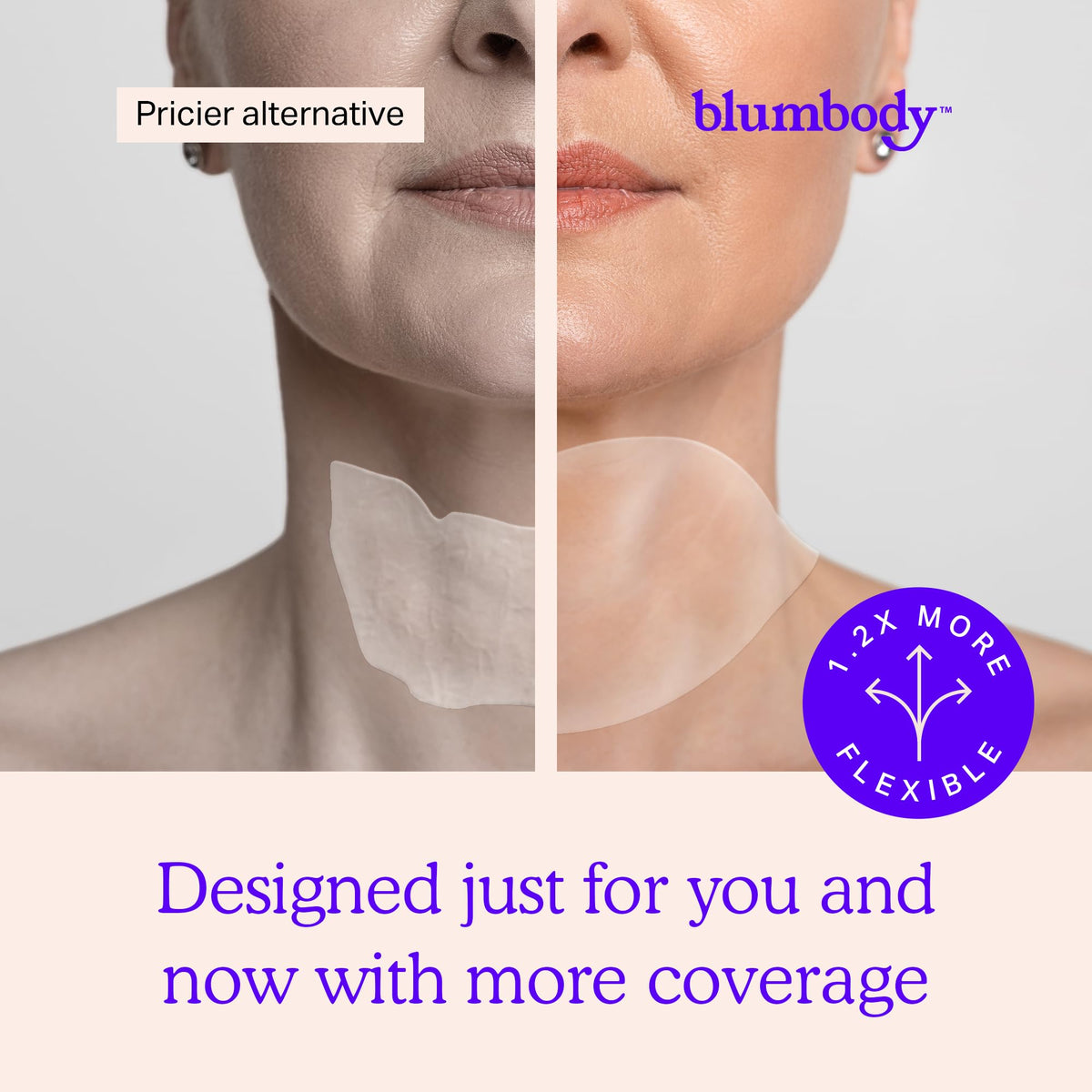BLUMBODY patches with included cleanser and protective liner for easy care