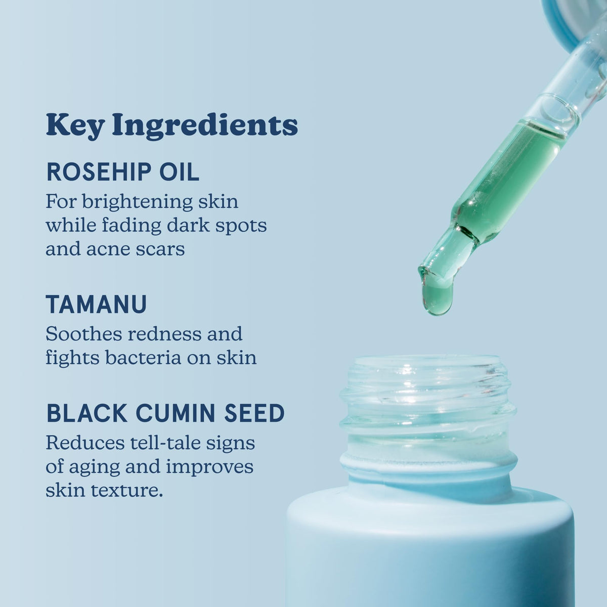 Blume Meltdown applied to cheek demonstrating calming skin benefit