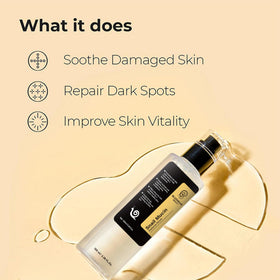 Blusheva Beauty ingredient label detail emphasizing 96% snail filtrate