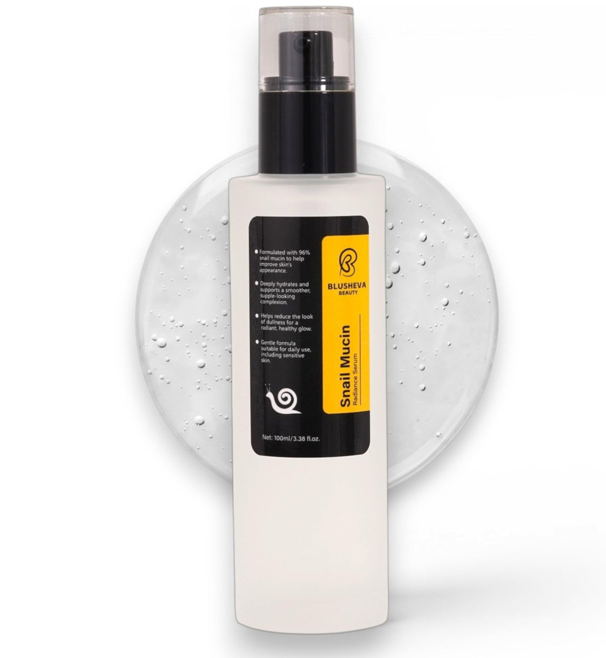 Blusheva Beauty lifestyle bathroom shelf scene promoting daily routine ease