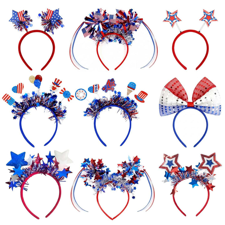 Blync front view of 9-piece headband pack showing variety and easy gifting