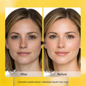 Boaccy demonstration applying mask on hand to show coverage and easy spreadability