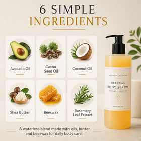 Boaccy oil texture closeup revealing lightweight glide and quick absorption