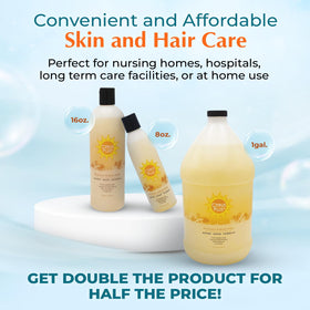 BoaVida bottle on bathroom shelf in lifestyle setting conveying subtle citrus-elder fragrance