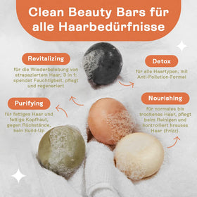 B.O.B white clay powder detail demonstrating strengthening benefit