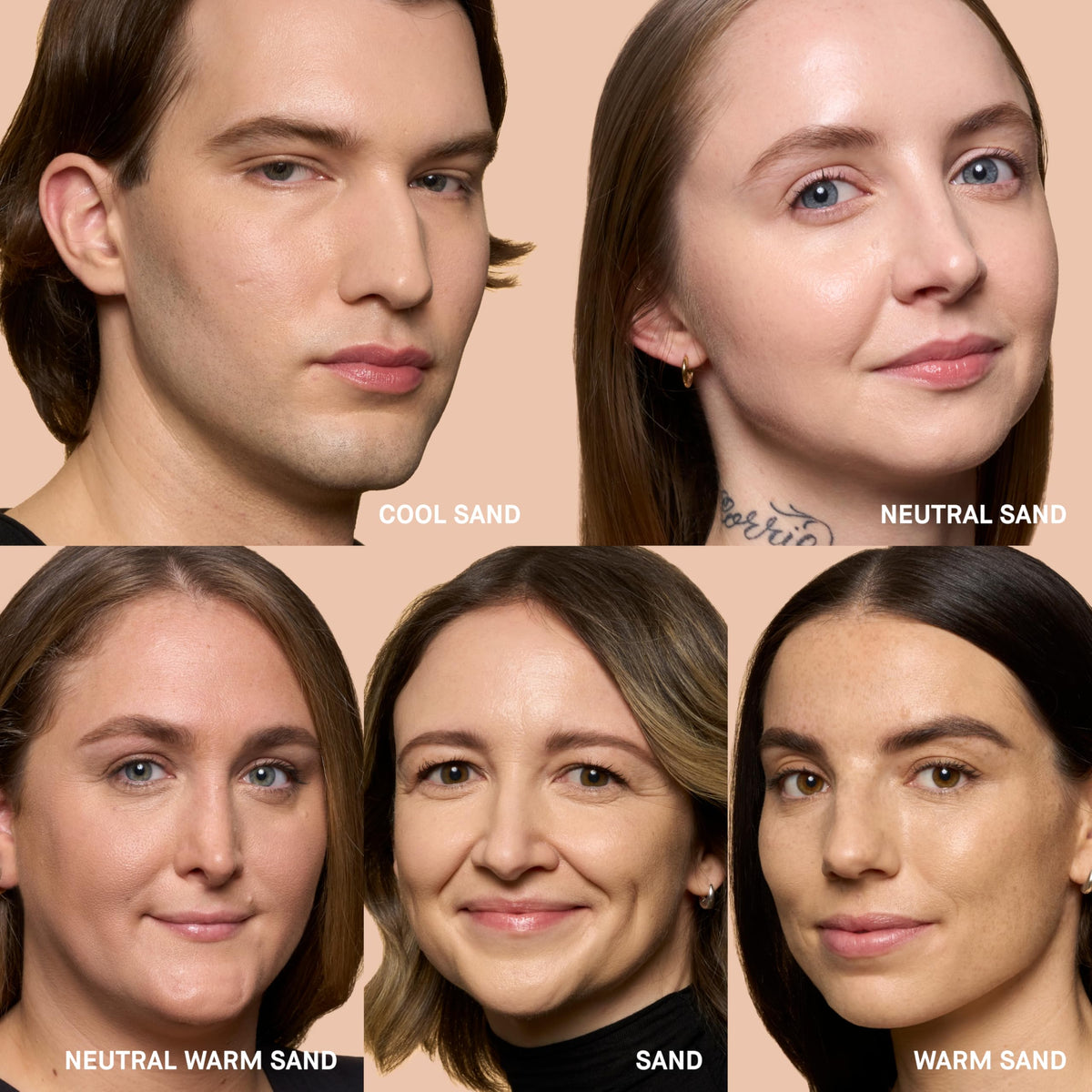 Bobbi Brown foundation applied with sponge demonstrating buildable coverage and smooth finish