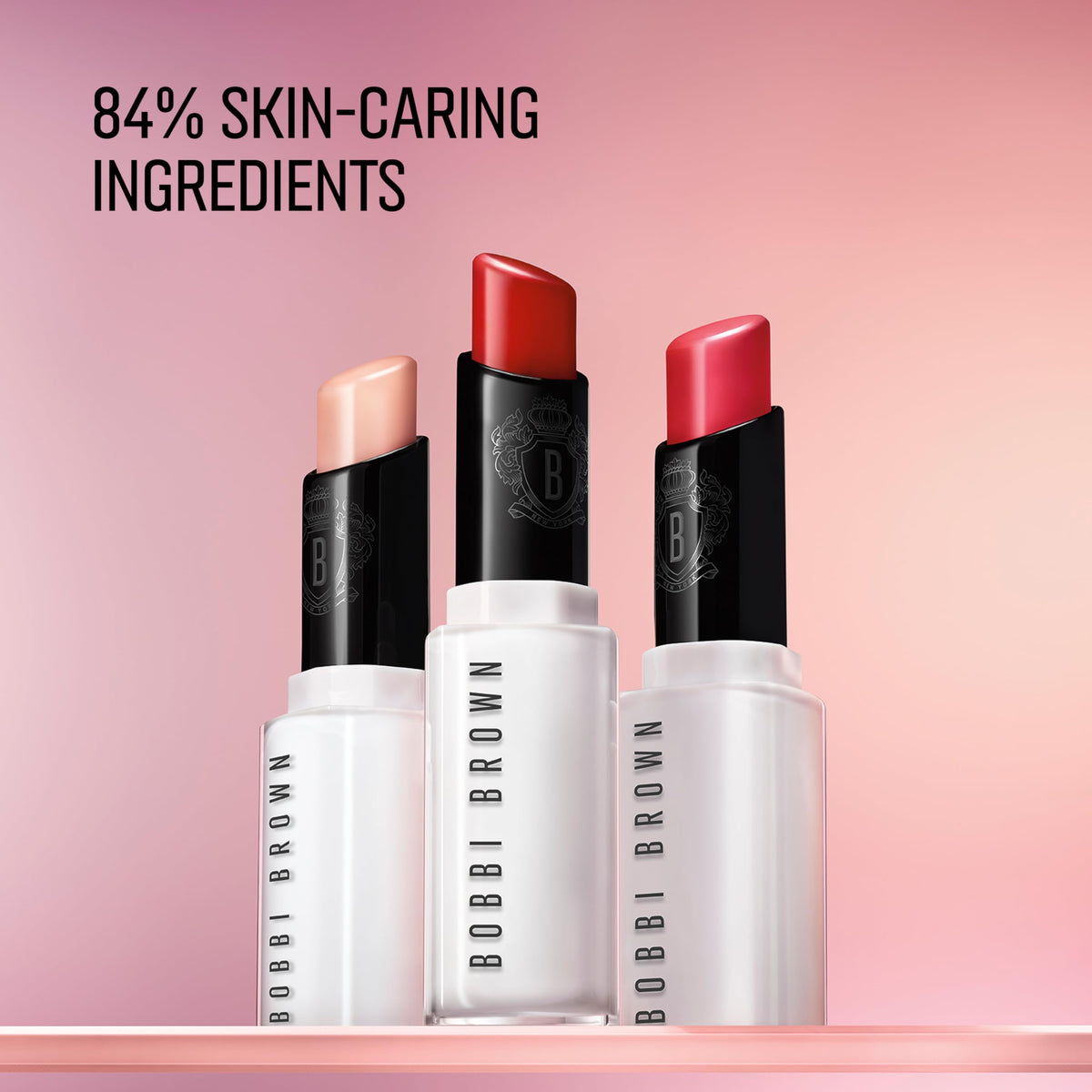 Bobbi Brown texture close-up of balm showing smooth moisturizing finish