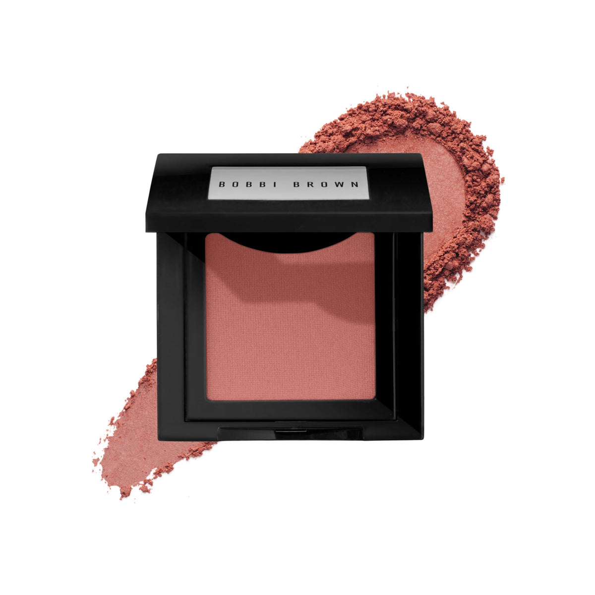 Bobbi Brown blush Antigua compact front view showing color and brand