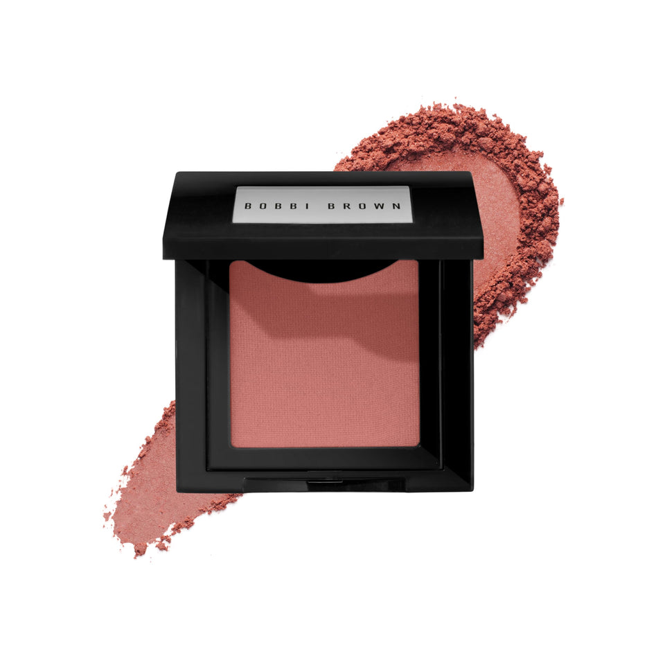 Bobbi Brown blush Antigua compact front view showing color and brand