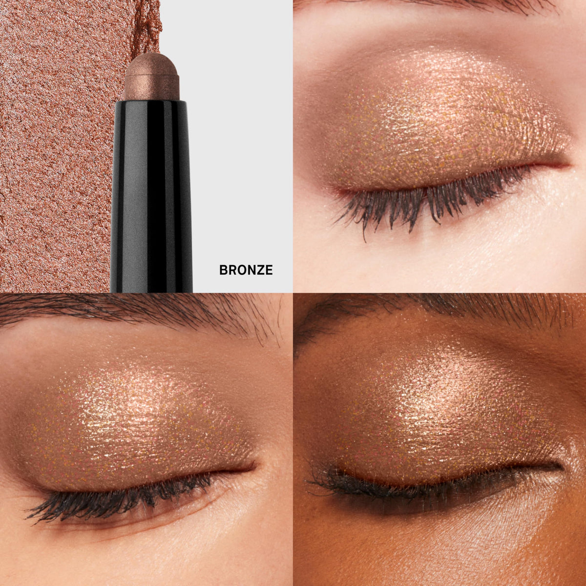 Bobbi Brown Bronze stick tip close-up highlighting creamy texture and smooth glide