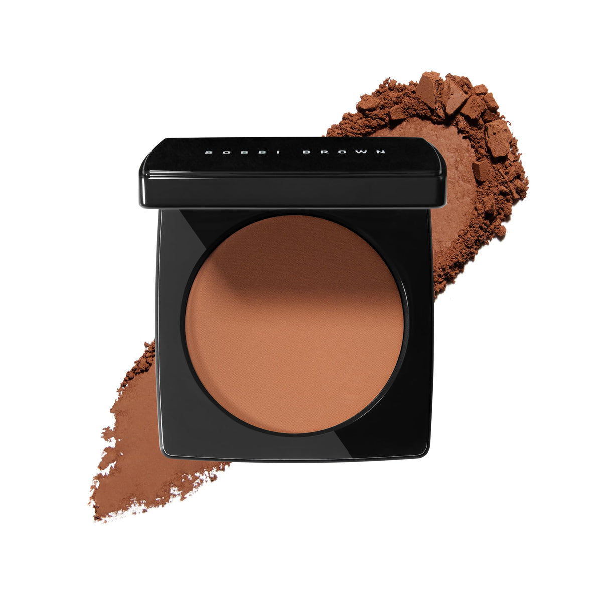 Bobbi Brown front compact view showing product packaging and shade