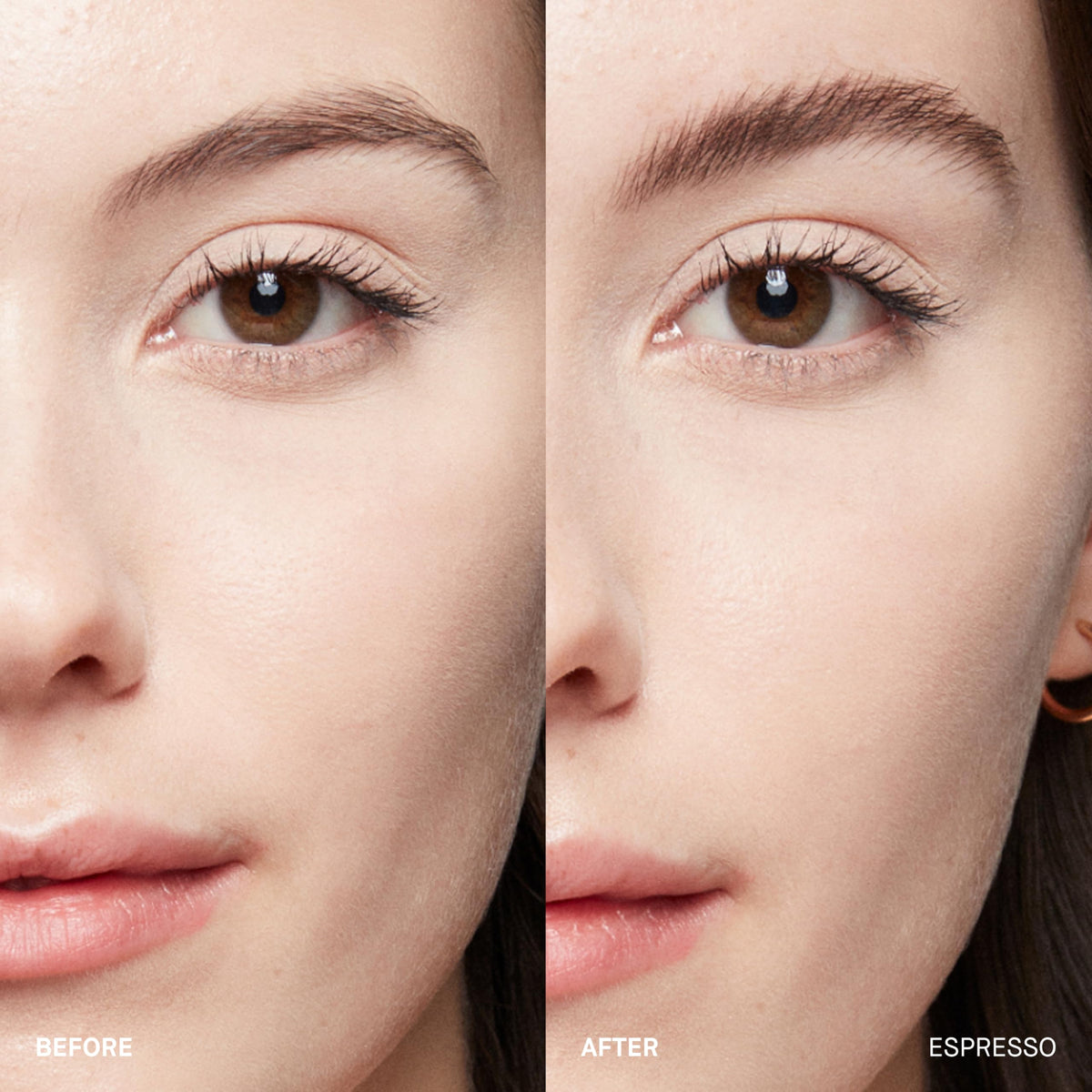 Bobbi Brown eyebrow wand detail demonstrates precise application and effortless shaping benefit
