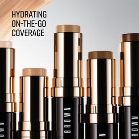 Bobbi Brown cream texture swipe demonstrating smooth blendability for even coverage benefit