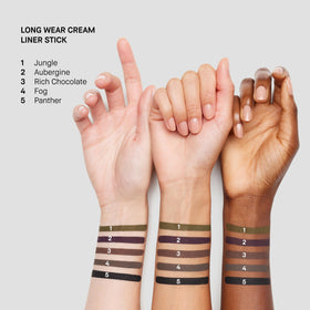 Bobbi Brown eyeliner application winged look demonstrating smooth glide