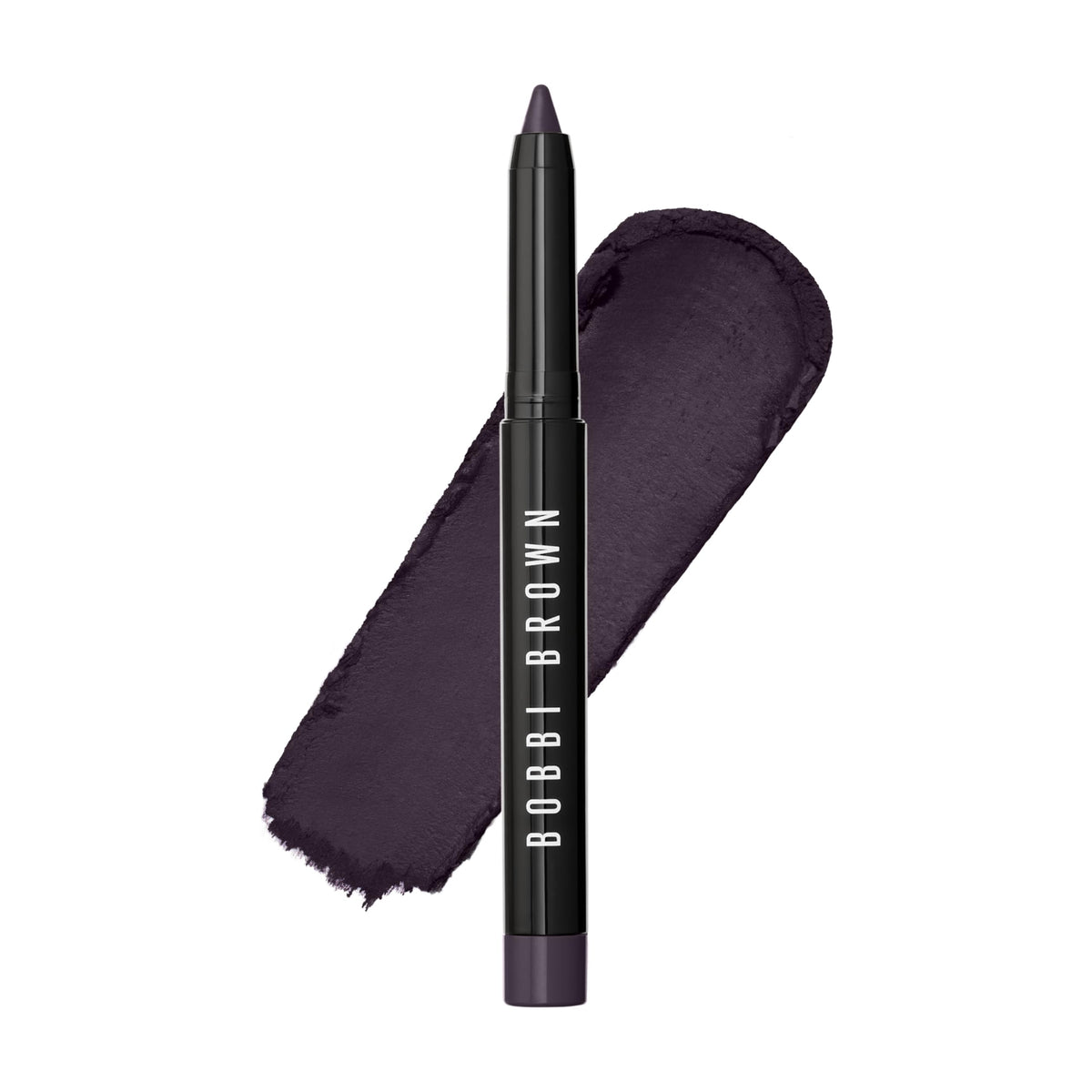 Bobbi Brown front packaging showing Aubergine shade and product benefits