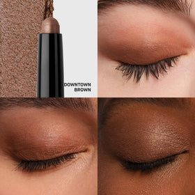 Bobbi Brown close-up of cream shadow stick tip highlighting smooth, glide-on texture