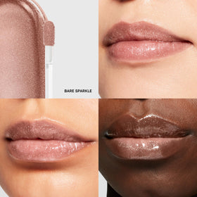 Bobbi Brown applicator wand displaying gloss formula for precise, controlled application