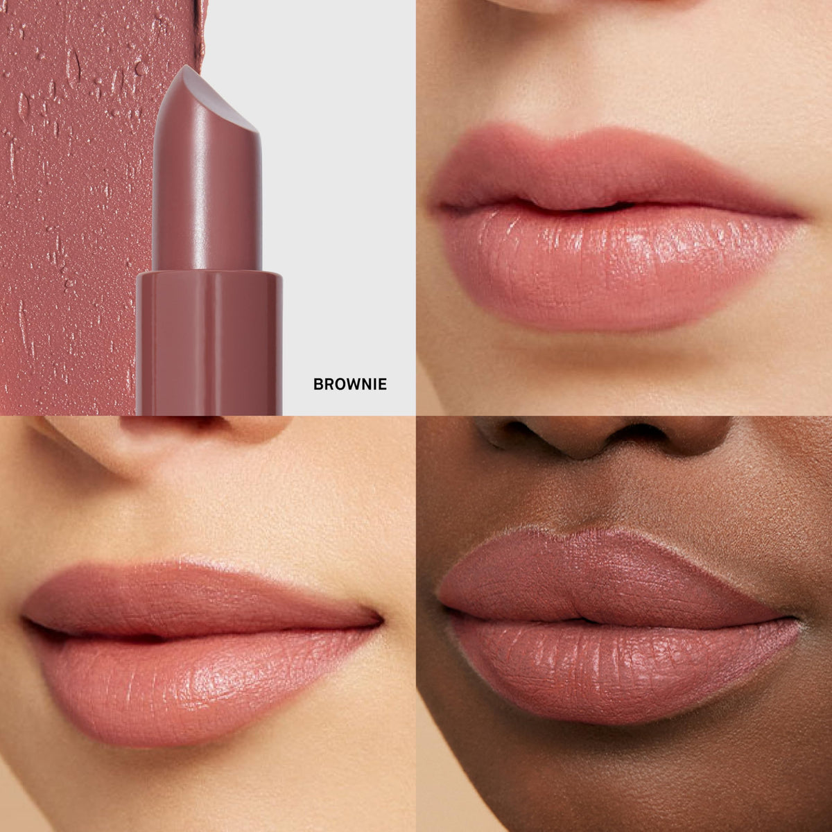 Bobbi Brown product twist and swatch showing smooth glide and buildable pigment benefit