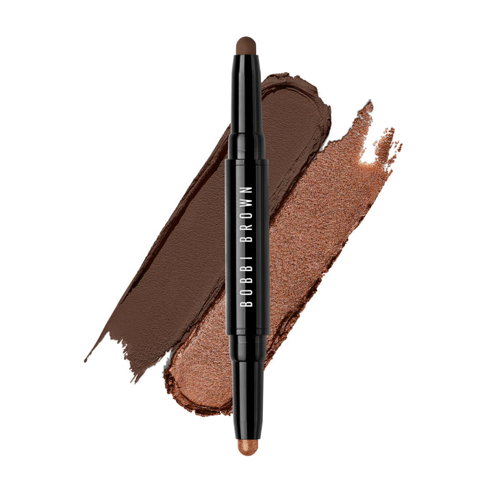Bobbi Brown dual-ended stick front view showing matte and shimmer ends for easy application