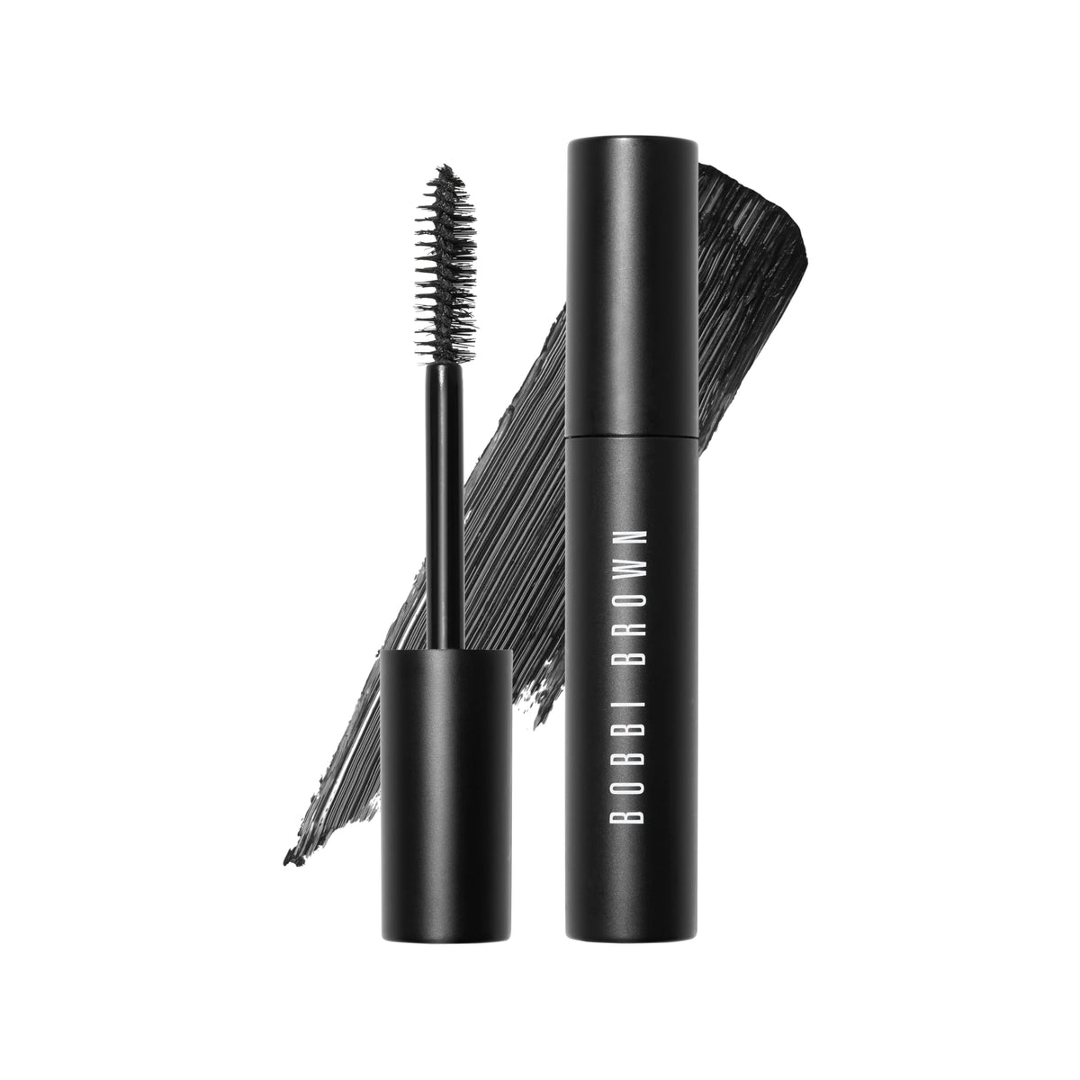 bobbi brown mascara front packaging shows sleek tube and label, professional look