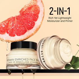 Bobbi Brown jar beside everyday items showing real size and portability