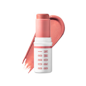 Bobbi Brown front packaging showing Flirty Peach stick and product benefit