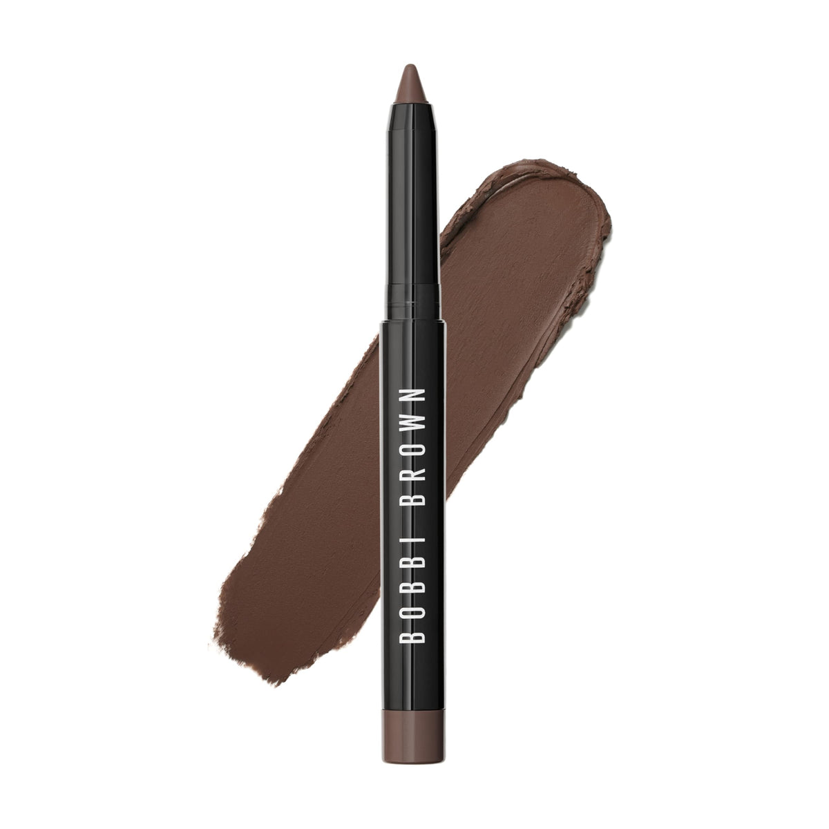 Bobbi Brown front packaging of cream liner stick showing product and shade benefit