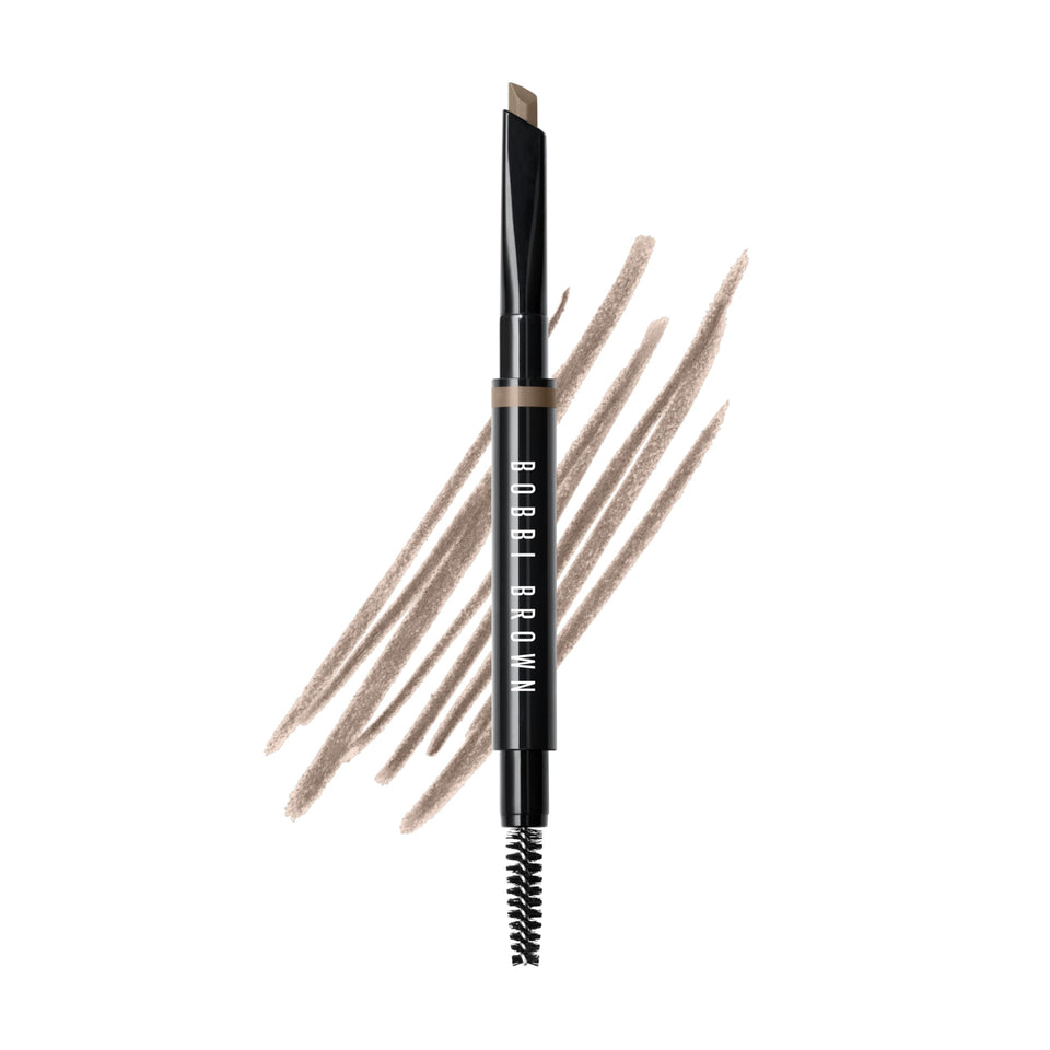 Bobbi Brown front packaging showing Grey Blonde shade and refillable design benefit