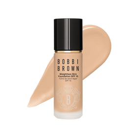 Bobbi Brown front packaging showing bottle and label with SPF benefit